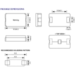 Oscilent晶振,294-10.0M-20GR-TR晶振,無源貼片晶振