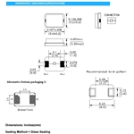 AEL兩腳貼片晶振,ELM3-20.000MHz-E7U-T,藍牙模塊晶振